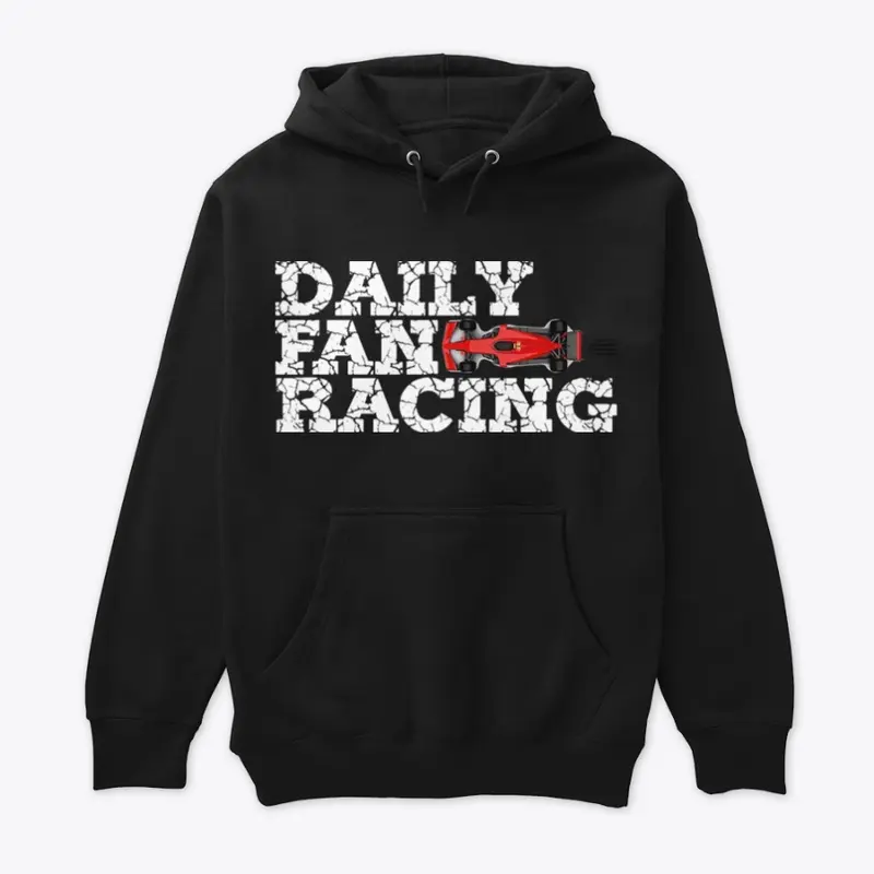 DailyFanRacing Hoodie / White Logo