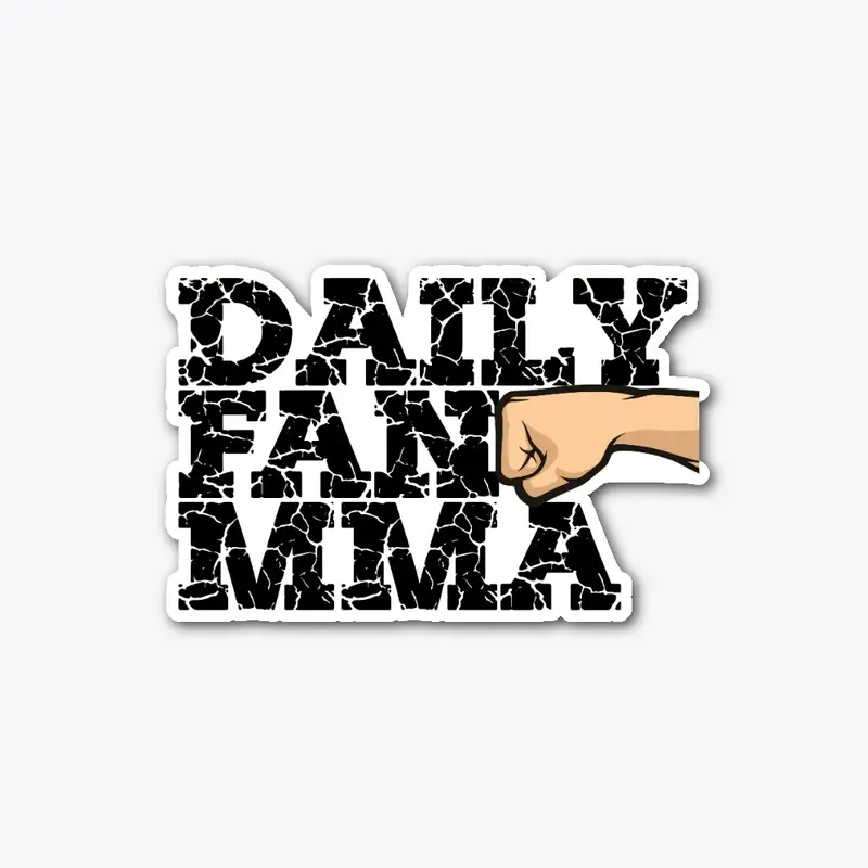 DailyFanMMA / Die Cut Sticker